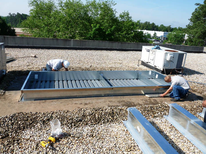 Louvres on Roof